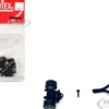 Lowboy Single Axle Booster with Integrated Rear Axle and Fenders (2 Sets) 1/87 (HO) Plastic Model by Promotex