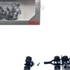 Lowboy Tri-Axle Booster with Integrated Rear Axle and Fenders (2 Sets) 1/87 (HO) Plastic Model by Promotex