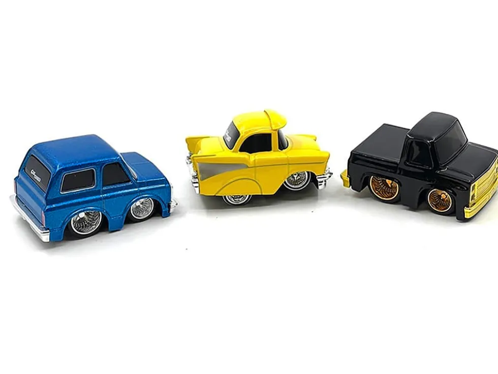 Lowriders Series 2 Chevrolet Triple Pack Set of 3 Cars Diecast Model Cars by CarTuned