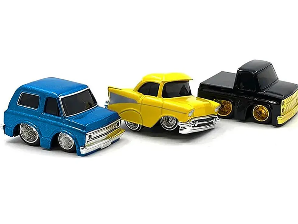 Lowriders Series 2 Chevrolet Triple Pack Set of 3 Cars Diecast Model Cars by CarTuned
