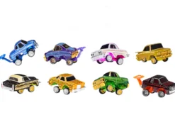 Lowriders Show Glow Series 3 Set of 8 Pieces Diecast Model Cars by CarTuned