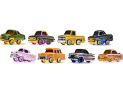 Lowriders Show Glow Series 2 Set of 8 Pieces Diecast Model Cars by CarTuned