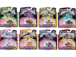 Lowriders Show Glow Series 2 Set of 8 Pieces Diecast Model Cars by CarTuned