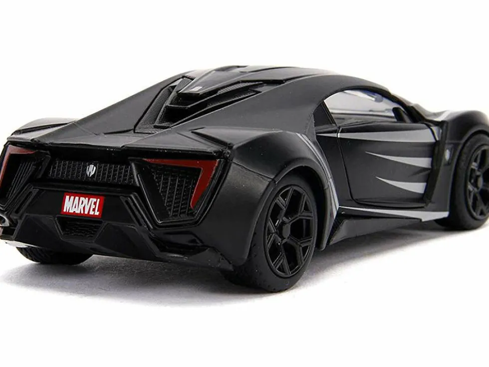 Lykan Hypersport Black Panther Theme Marvel Series 1/32 Diecast Model Car Jada 30302