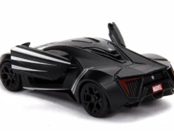 Lykan Hypersport Black Panther Theme Marvel Series 1/32 Diecast Model Car Jada 30302