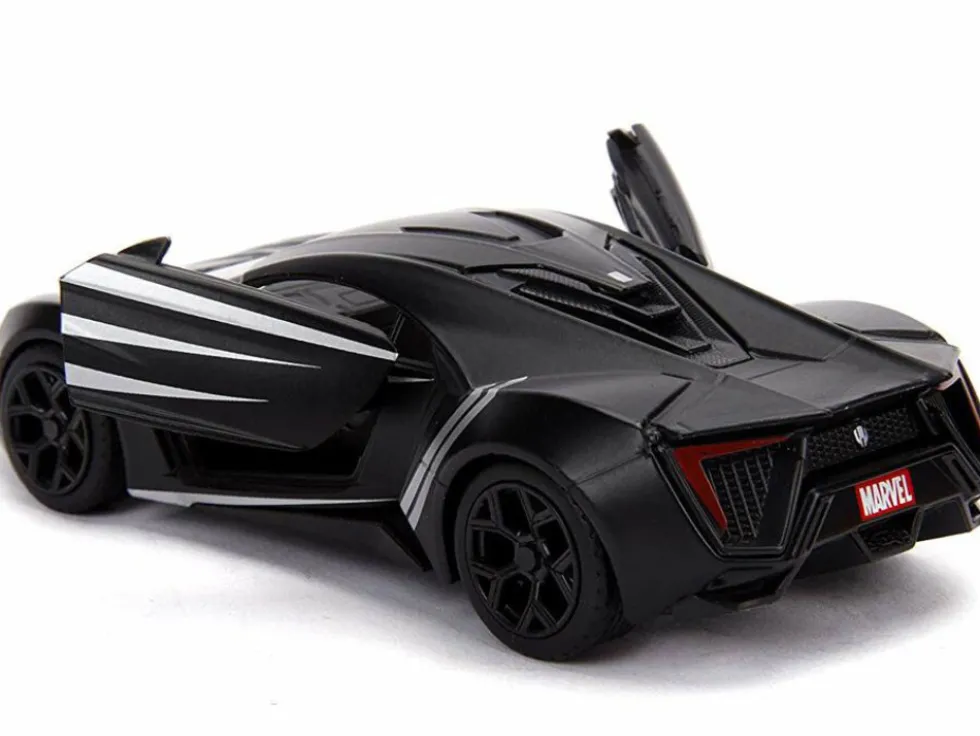 Lykan Hypersport Black Panther Theme Marvel Series 1/32 Diecast Model Car Jada 30302