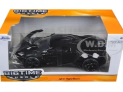 Lykan Hypersport Glossy Black 1/24 Diecast Model Cars Jada 98074