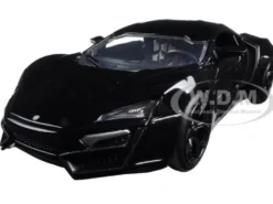Lykan Hypersport Glossy Black 1/24 Diecast Model Cars Jada 98074