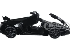 Lykan Hypersport Glossy Black 1/24 Diecast Model Cars Jada 98074