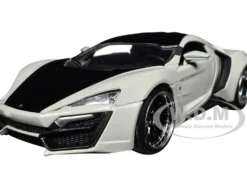 Lykan Hypersport Gray and Black Hyper-Spec Series 1/24 Diecast Model Car Jada 32947