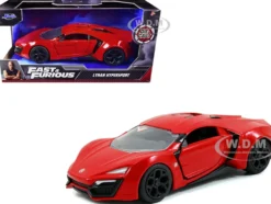 Lykan Hypersport Red Fast & Furious 7 2015 Movie 1/32 Diecast Model Car Jada 97386