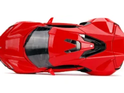 Lykan Hypersport Red Lights Dom Figurine Fast & Furious Movie 1/18 Diecast Model Car Jada 31140