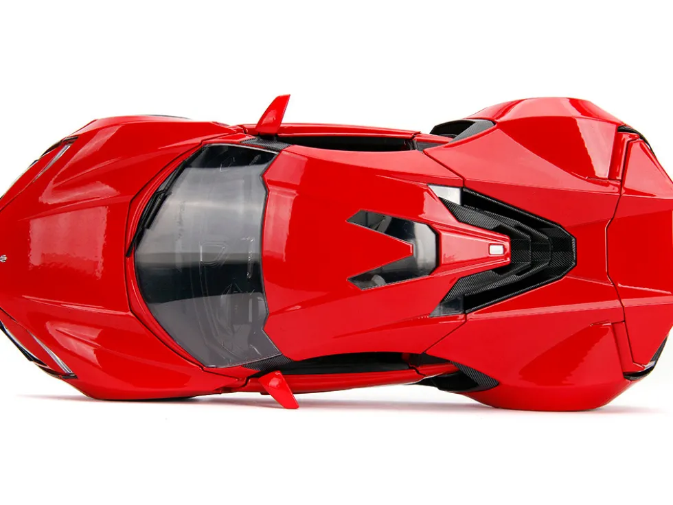 Lykan Hypersport Red Lights Dom Figurine Fast & Furious Movie 1/18 Diecast Model Car Jada 31140