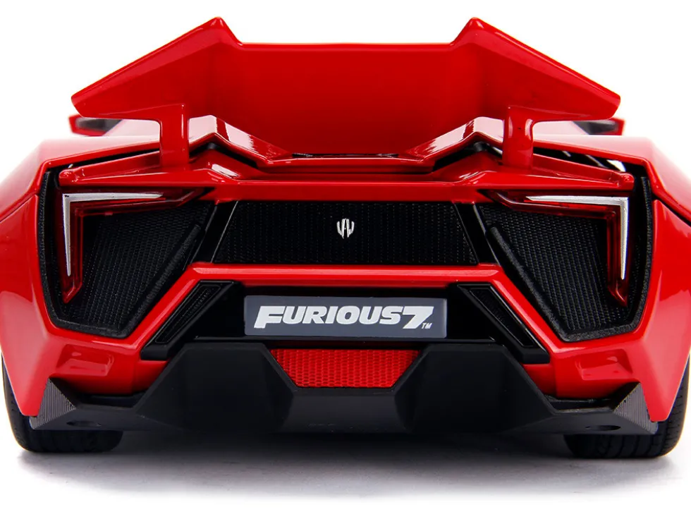 Lykan Hypersport Red Lights Dom Figurine Fast & Furious Movie 1/18 Diecast Model Car Jada 31140