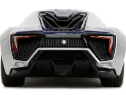 Lykan Hypersport Silver Metallic and Purple Pink Slips Series 1/32 Diecast Model Car Jada 35415