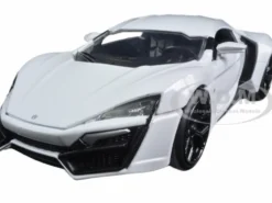 Lykan Hypersport White 1/24 Diecast Model Car Jada 98028