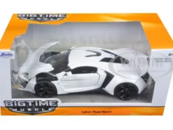 Lykan Hypersport White 1/24 Diecast Model Car Jada 98028