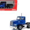 Mack 603 Short Day Cab Blue Metallic 1/87 (HO) Plastic Model Car by Promotex