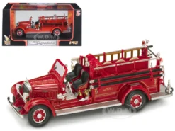 1935 Mack Type 75BX Fire Engine Red 1/43 Diecast Model Car Road Signature 43001