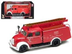 1961 Magirus Deutz Mercur TLF-16 Red/White 1/43 Diecast Model Car Road Signature 43010