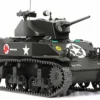 M5A1 Light Tank #16 Destruction U.S.A. 37th Tank Battalion France September 1944 1/43 Diecast Model AFVs WWII 23172-44