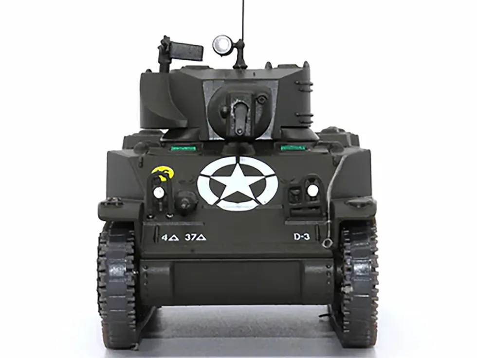 M5A1 Light Tank #16 Destruction U.S.A. 37th Tank Battalion France September 1944 1/43 Diecast Model AFVs WWII 23172-44
