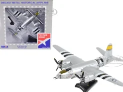 Martin B 26 Marauder Bomber Aircraft Perkatory II 386th Bomb Group 555th Bomb Squadron United States Army Air Forces 1/107 Diecast Model Airplane Postage Stamp PS5562-3