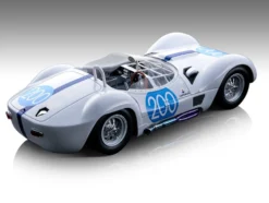 Maserati Birdcage Tipo 61 #200 Umberto Maglioli Nino Vaccarella Targa Florio 1960 Limited Edition to 80 pieces Worldwide 1/18 Model Car Tecnomodel TM18-276G