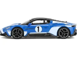 Maserati MC20 #1 Blue with White Stripes and Black Top
