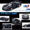 Maserati MC12 Stradale Blue Metallic with White Stripe 1/64 Diecast Model Car by BBR