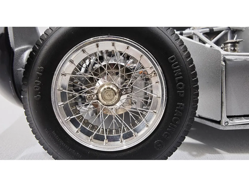 Maserati Tipo 60/61 "Birdcage" Dark Blue "Cut-Off Model" Limited Edition to 200 pieces Worldwide with Showcase and Baseplate 1/18 Diecast Model Car by CMC