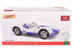 Maserati Tipo 61 "Birdcage" #66 Jim Hall Winner "SCCA Continental Divide Race" (1960) Limited Edition to 1000 pieces Worldwide 1/18 Diecast Model Car by CMC