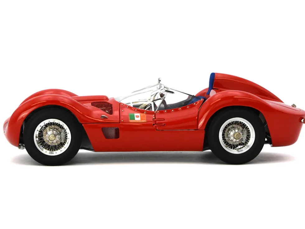 Maserati Tipo 60 "Birdcage" Red "Goodwood Revival 2008 - Nick Mason" Limited Edition to 1000 pieces Worldwide 1/18 Diecast Model Car by CMC