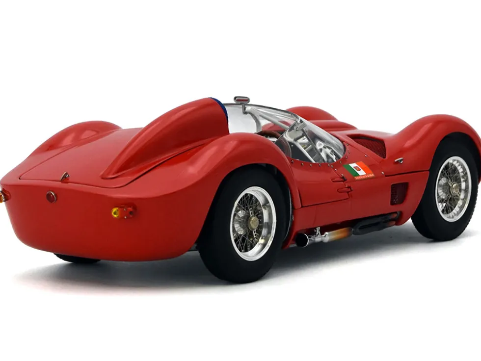 Maserati Tipo 60 "Birdcage" Red "Goodwood Revival 2008 - Nick Mason" Limited Edition to 1000 pieces Worldwide 1/18 Diecast Model Car by CMC