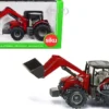 Massey Ferguson 8690 Tractor with Front Loader Red 1/50 Diecast Model Siku SK1985