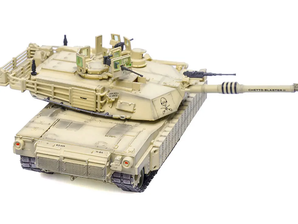 M1A2 TUSK I Battle Tank Ghetto Blaster II U.S. Army 3rd Squadron 3rd Armoured Cavalry Regiment FOB Hammer Iraq 2011 1/72 Diecast Model Panzerkampf 12209PC