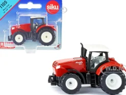 Mauly X540 Tractor Red with White Top Diecast Model Siku 1105