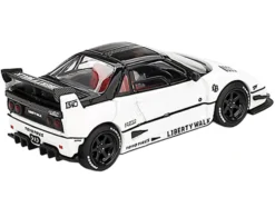Mazda AZ-1 Liberty Walk LB40 RHD (Right Hand Drive) White with Black Top "2024 Tokyo Auto Salon" Limited Edition 1/64 Diecast Model Car by Mini GT