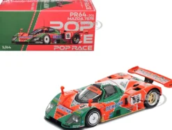 Mazda 787B #55 Johnny Herbert - Volker Weidler - Bertrand Gachot "Mazdaspeed" Winner "24 Hours of Le Mans" (1991) 1/64 Diecast Model Car by Pop Race