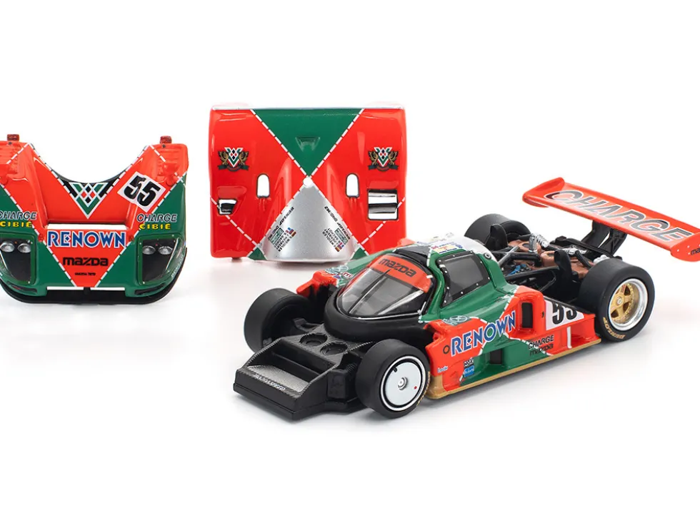 Mazda 787B #55 Johnny Herbert - Volker Weidler - Bertrand Gachot "Mazdaspeed" Winner "24 Hours of Le Mans" (1991) 1/64 Diecast Model Car by Pop Race