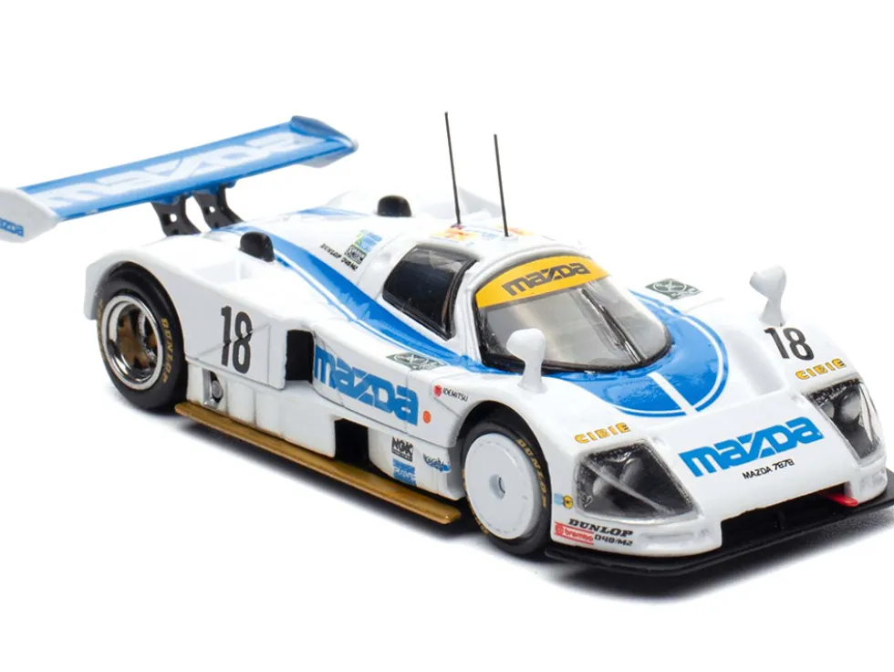 Mazda 787B #18 Stefan Johansson - David Kennedy - Maurizio Sandro Sala "Mazdaspeed" "24 Hours of Le Mans" (1991) 1/64 Diecast Model Car by BM Creations