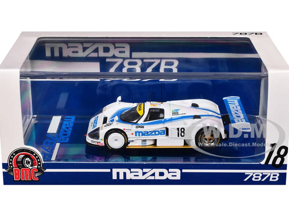 Mazda 787B #18 Stefan Johansson - David Kennedy - Maurizio Sandro Sala "Mazdaspeed" "24 Hours of Le Mans" (1991) 1/64 Diecast Model Car by BM Creations
