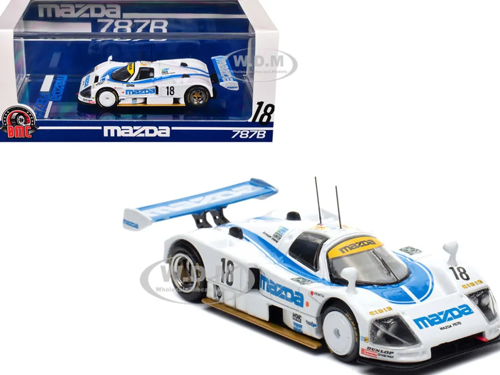 Mazda 787B #18 Stefan Johansson - David Kennedy - Maurizio Sandro Sala "Mazdaspeed" "24 Hours of Le Mans" (1991) 1/64 Diecast Model Car by BM Creations
