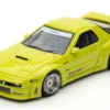 Mazda RX-7 (FC3S) "Pandem Aero" RHD (Right Hand Drive) Lime Green "The Model Car Show Malaysia 2025 Event Edition" 1/64 Diecast Model Car by Inno Models
