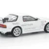 Mazda RX7 (FC3S) RE Amemiya RHD (Right Hand Drive) White 1/64 Diecast Model Car by Pop Race
