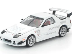 Mazda RX7 (FC3S) RE Amemiya RHD (Right Hand Drive) White 1/64 Diecast Model Car by Pop Race