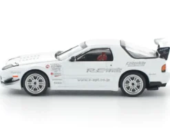 Mazda RX7 (FC3S) RE Amemiya RHD (Right Hand Drive) White 1/64 Diecast Model Car by Pop Race