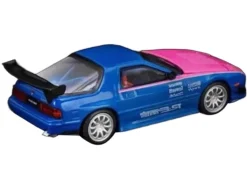 Mazda RX7 (FC3S) RE Amemiya RHD (Right Hand Drive) Blue Metallic with Pink Hood 