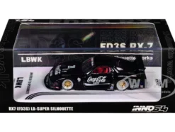 Mazda RX7 (FD3S) LB-Super-Silhouette RHD (Right Hand Drive) #20 "Coca-Cola Zero" Black 1/64 Diecast Model Car by Inno Models