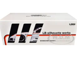 Mazda RX7 (FD3S) LB-Super Silhouette RHD (Right Hand Drive) #41 White with Stripes and Graphics 1/18 Model Car by Inno Models
